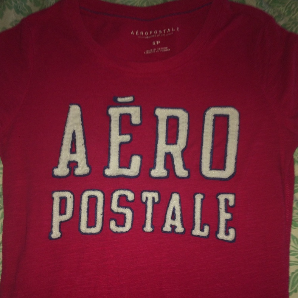 Hot pink Aeropostale shirt